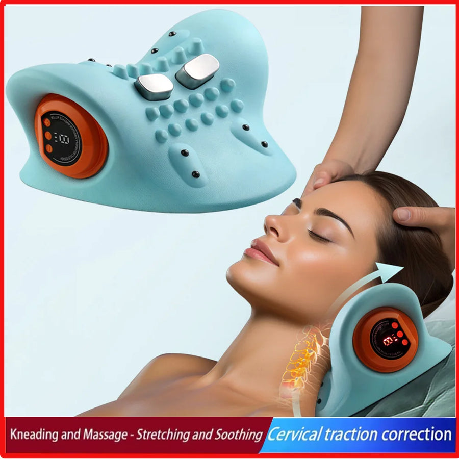Velvet Nest Timo Cervical Traction Massager — Chiropractic Comfort, Home Delivered
